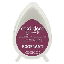 Card Deco Essentials Platinum Stempelkissen Perlmutt Aubergine Aubergine