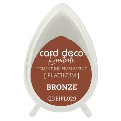 Card Deco Essentials Platinum Stempelkissen Perlmutt Bronze Bronze
