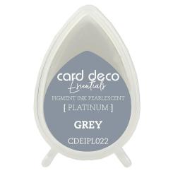Card Deco Essentials Platinum Stempelkissen Perlmutt Grau Grau