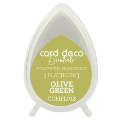 Card Deco Essentials Platinum Stempelkissen Perlmutt Olive Olive
