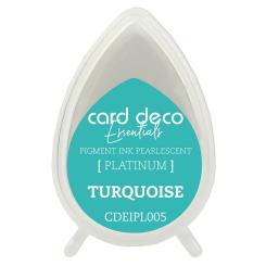Card Deco Essentials Platinum Stempelkissen Perlmutt Türkis Türkis