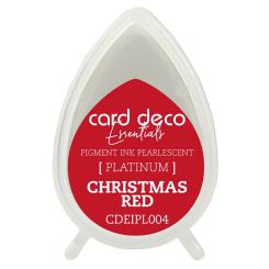 Card Deco Essentials Platinum Stempelkissen Perlmutt Weihnachts Rot Weihnachts Rot