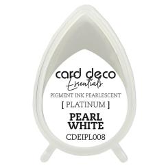 Card Deco Essentials Platinum Stempelkissen Perlmutt Weiß Weiß