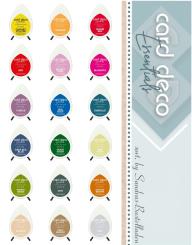 Card Deco Essentials Platinum Stempelkissen Perlmuttschimmer - Set 2 - 16 Stück 