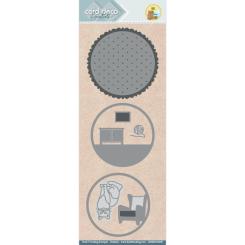 Card Deco Stanzschablone - Build a Scene - Katze 