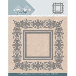 Card Deco - Stanzschablone - Hintergrund - Swirls Quadrat 
