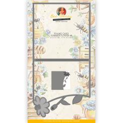 Card Deco - Stanzschablone - Karten -  Bee Honey - Sommerblumenrahmen Quadrat 