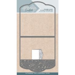 Card Deco - Stanzschablone - Karten - Blumen Borde Quadrat 