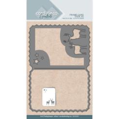 Card Deco - Stanzschablone - Karten - Hirsch Rahmen A5 
