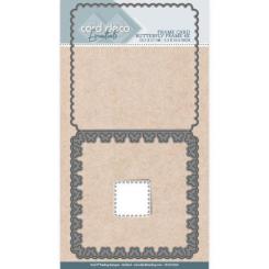 Card Deco - Stanzschablone - Karten - Schmetterlings Rahmen Quadrat 