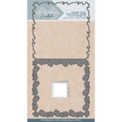 Card Deco - Stanzschablone - Karten - Schmetterlings Rahmen Quadrat Zerrissen 