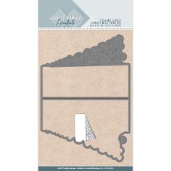 Card Deco - Stanzschablone - Karten - Weihnachtsbaum Borde A5 