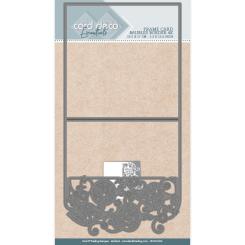 Card Deco - Stanzschablone - Karten - Weihnachtskugel Borde Quadrat 