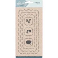 Card Deco - Stanzschablone XXL - Rahmen - Flaggen 