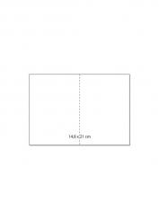 Cartus 5 Doppelkarten A5 weiß 