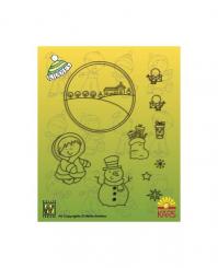 Clear Stempel Set Kiddies Christm sock 16,2X20CM 