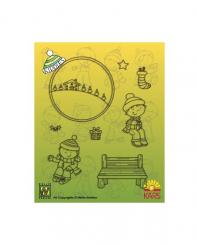 Clear Stempel Set Kiddies Christm.gard 16,2X20CM 
