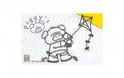 Clear Stempel Set piggys Herbstdrache 10X6,5CM 