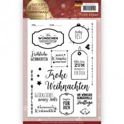 Clearstempel A5 - Precious Marieke - Merry and Bright Christmas - Texte 