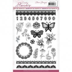 Clearstempel A5 - Precious Marieke - Pretty Flowers 