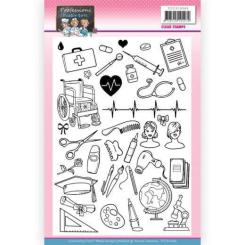 Clearstempel A5 - Yvonne Creations - Bubbly Girls - Professions 