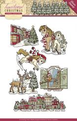 Clearstempel A5 - Yvonne Creations - Traditional Christmas 