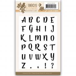 Clearstempel A6 - Jeaninnes Art - Birds and Flowers - Alphabet 