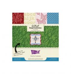 ColorCore Cardstock Impressions JBS vintage brights / 20 Bögen, 30,5x30,5cm 