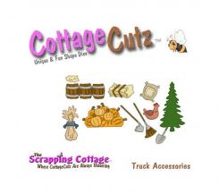 CottageCutz Stanzschablone Hof Zubehör 