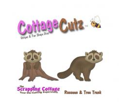 CottageCutz Stanzschablone Waschbär 