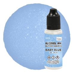 Couture Creations Alcohol Ink Glitter Accents Tinte - 12ml Baby Blue / Blau Baby Blue / Blau