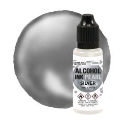 Couture Creations Alcohol Ink Pearl Tinte - 12ml Silver / Silber Silver / Silber
