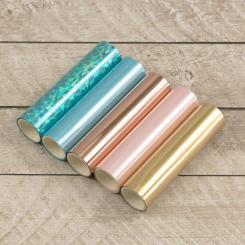 Couture Creations Heißfolienstempel Folie 5er Set je 12,5 x 500cm - Meer - 