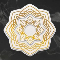 Couture Creations Stanz- & Heißfolienstempel 3tlg. -  Nesting Lace Daisy 