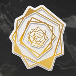 Couture Creations Stanz- & Heißfolienstempel 4tlg. -  Nesting Crystal 