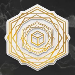 Couture Creations Stanz- & Heißfolienstempel 4tlg. -  Nesting Geometric 