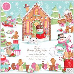 Craft Consortium Papierblock 30,5 x 30,5cm (40 Blatt) 200g - Candy Christmas 