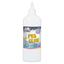 Craft Planet PVA Bastelkleber - Trocknet transparent - 1 Liter 