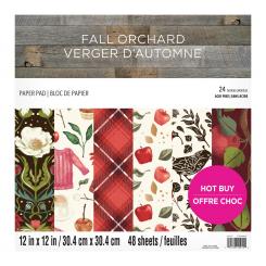 Craft Smith Design-Papierblock 30,4 x 30,4cm (48 Blatt) - Fall Orchard 