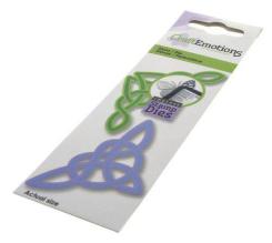 CraftEmotions Impress Stempel & Stanzschablone - Ecken Art 