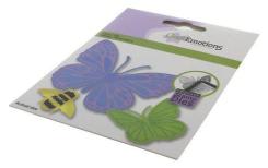 CraftEmotions Impress Stempel & Stanzschablone - Schmetterling & Biene 