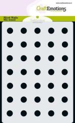 CraftEmotions MM Mix Schablone Design Kreis 9mm A6 