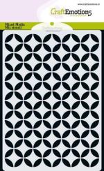 CraftEmotions MM Mix Schablone Design Kreis dekorativ A6 
