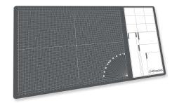 CraftEmotions - Magnetische Glasschneidematte extra groß (60,3x36,2cm) 