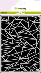 CraftEmotions Mask Stencil / Schablone Arctic Winter - Eisschollen A5 Carla Creaties 