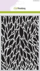 CraftEmotions Mask Stencil / Schablone Botanical Blätter A5 