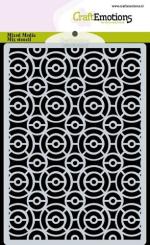 CraftEmotions Mask Stencil / Schablone Hintergrund Kreise A6 