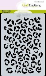 CraftEmotions Mask Stencil / Schablone Panther Print A6 Carla Creaties 