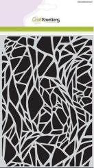CraftEmotions Mask Stencil / Schablone - natural stone A5 Botanical Nature 