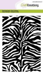 CraftEmotions Silikon Stempel Set A6 1tlg. - Tiger-Zebra 